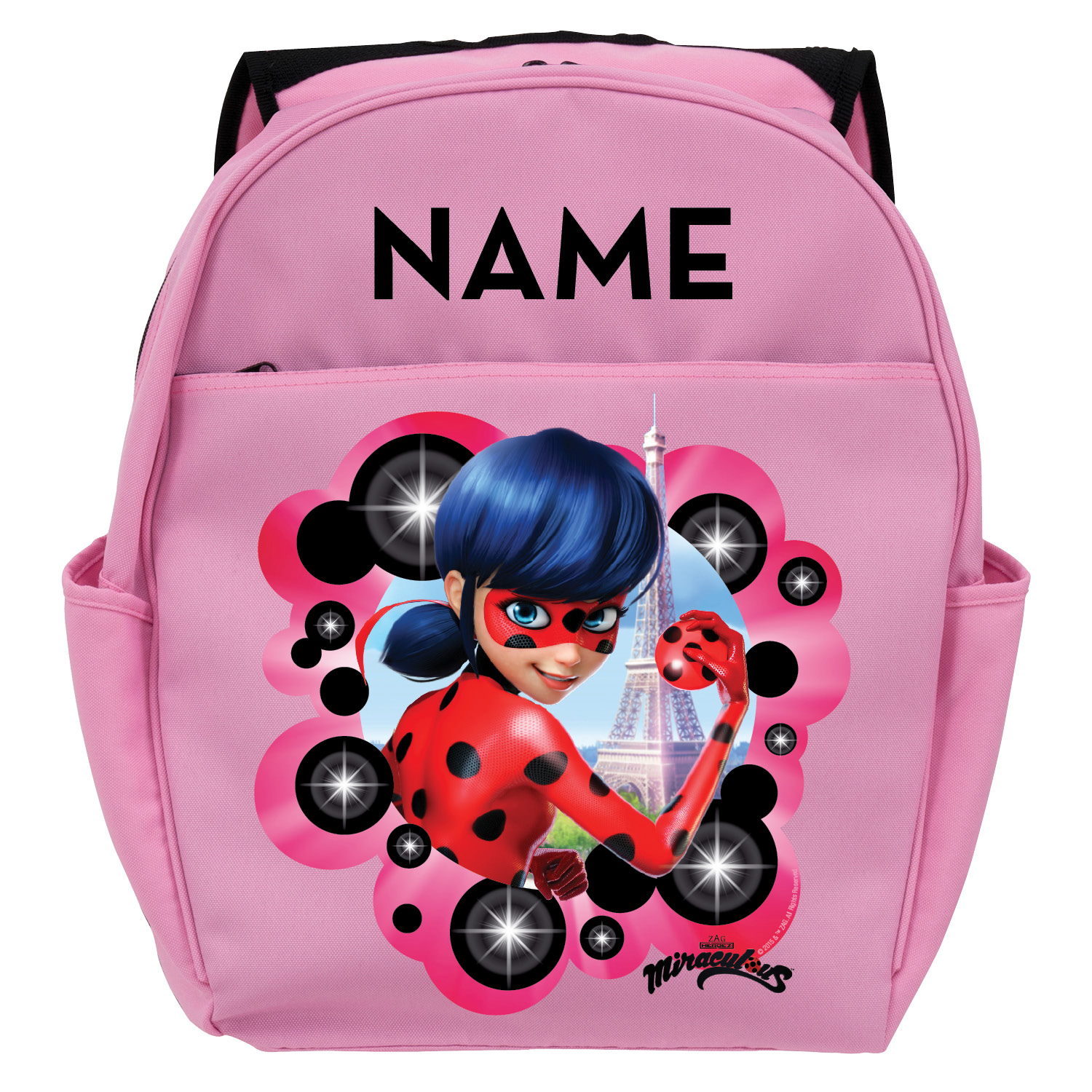 Personalized Miraculous Ladybug Pink Toddler Backpack
