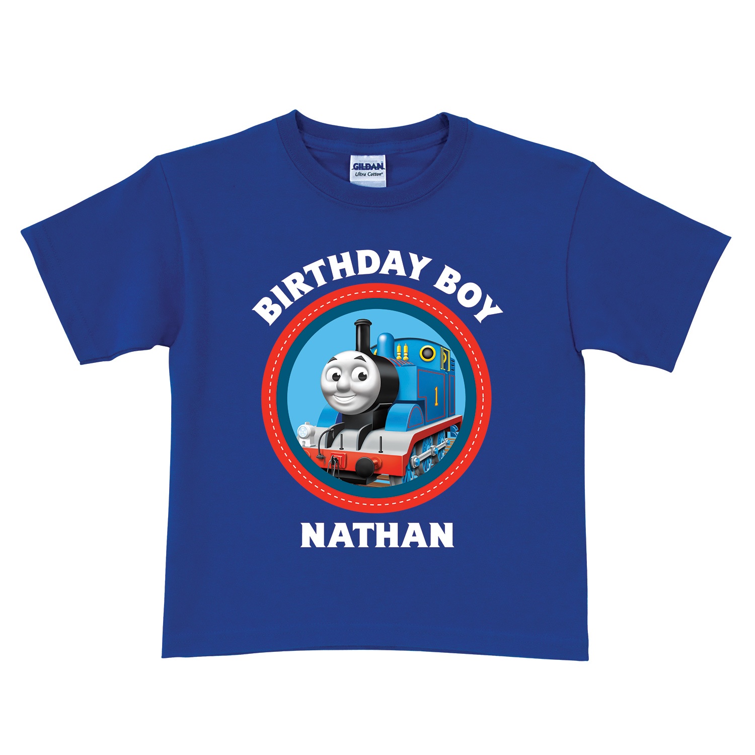 Thomas & Friends Birthday Boy Royal Blue T-Shirt