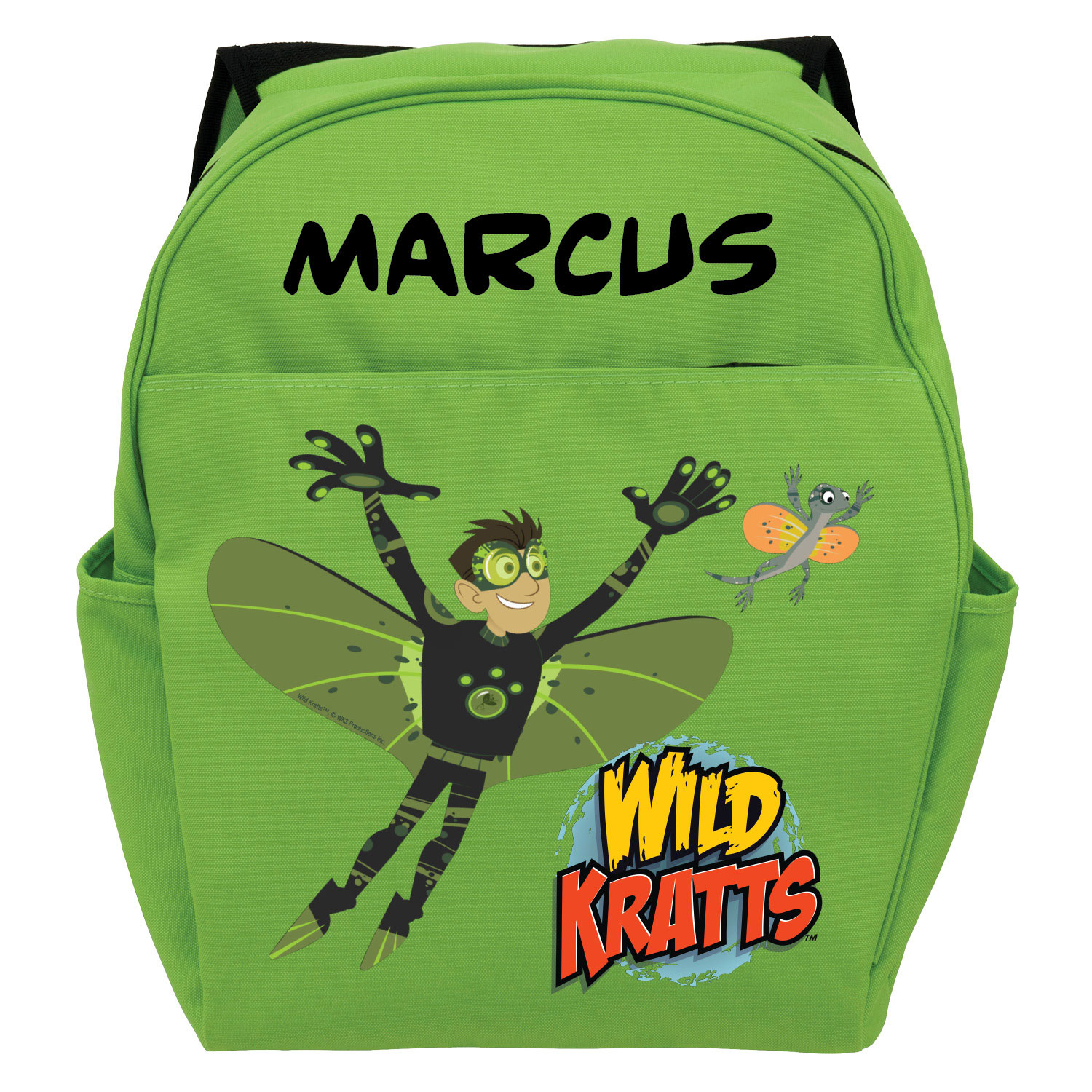 Wild Kratts Flying Fun Green Toddler Backpack