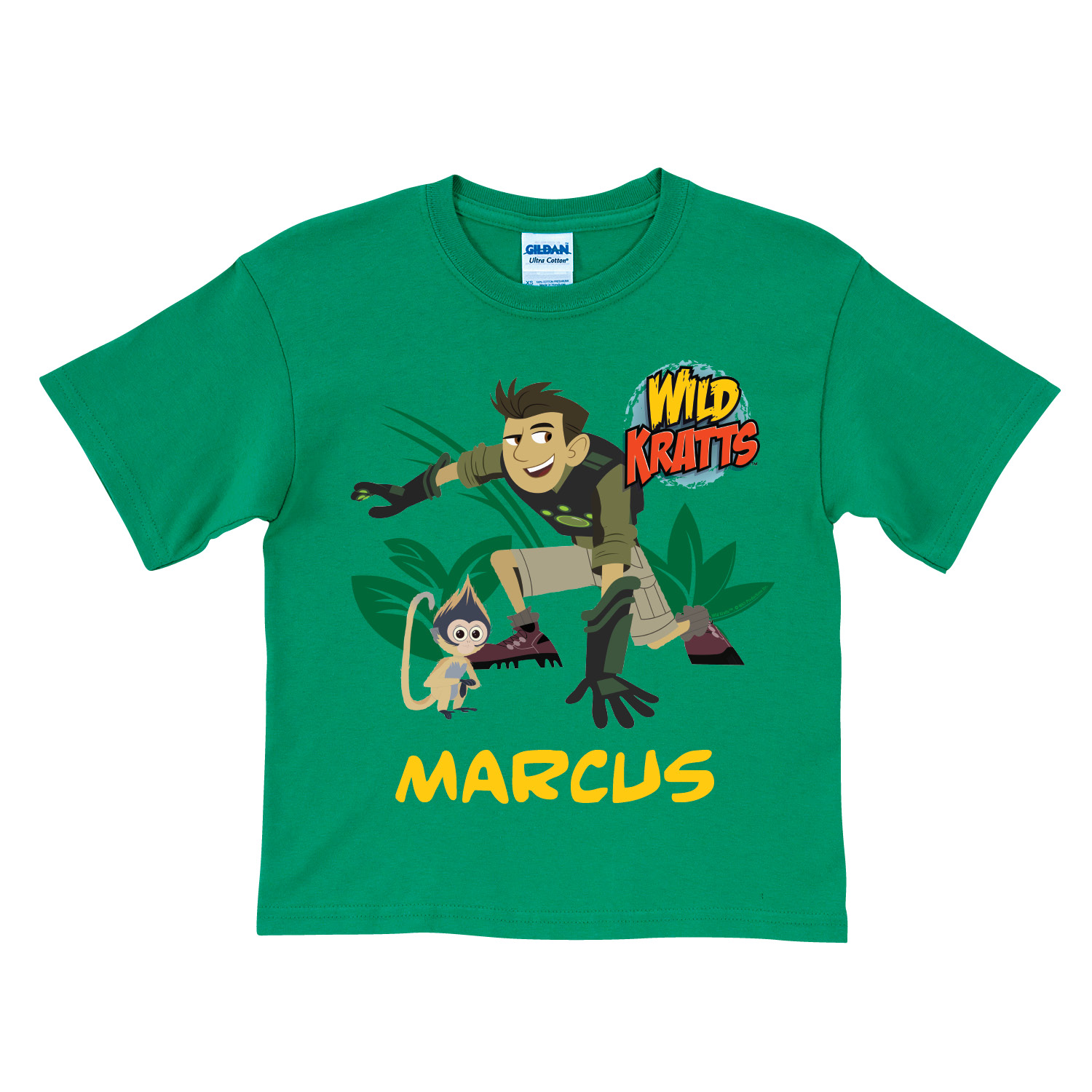 Wild Kratts Chris and Grabsy Green T-Shirt