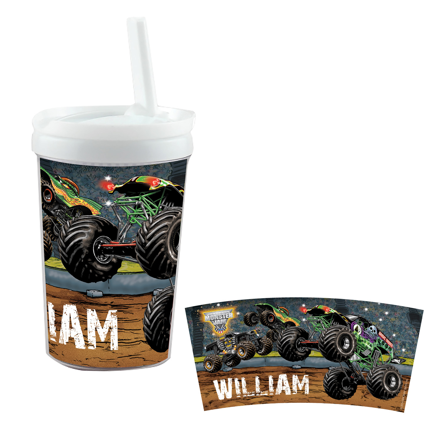 Monster Jam Arena Sippy Cup