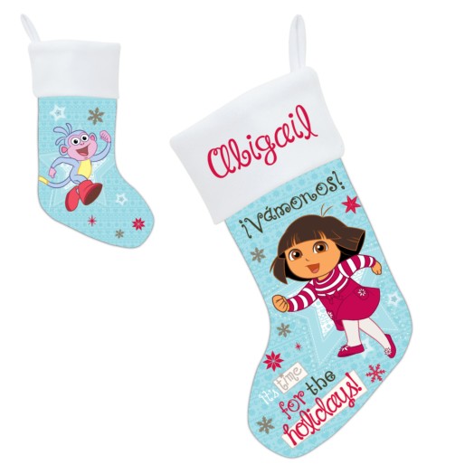 Dora Time for the Holidays Stocking