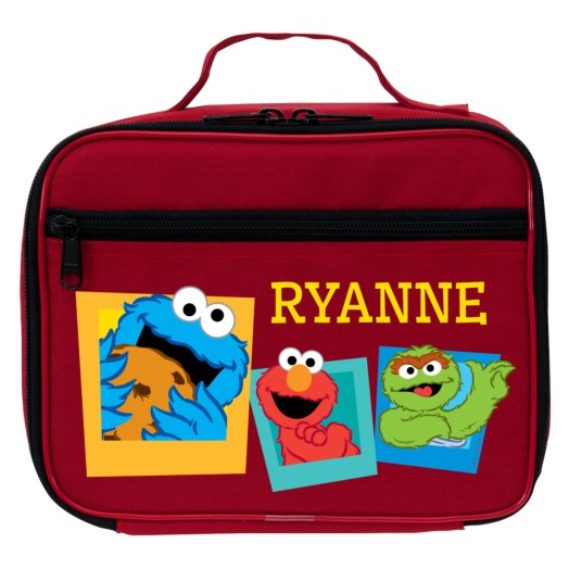 Sesame Street Elmo and Friends Red Lunch Bag