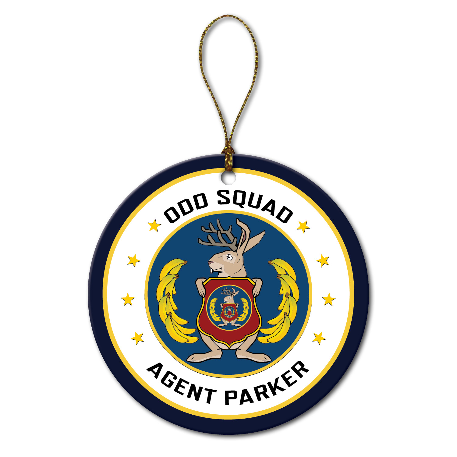 Odd Squad Agent Seal Round Ornament