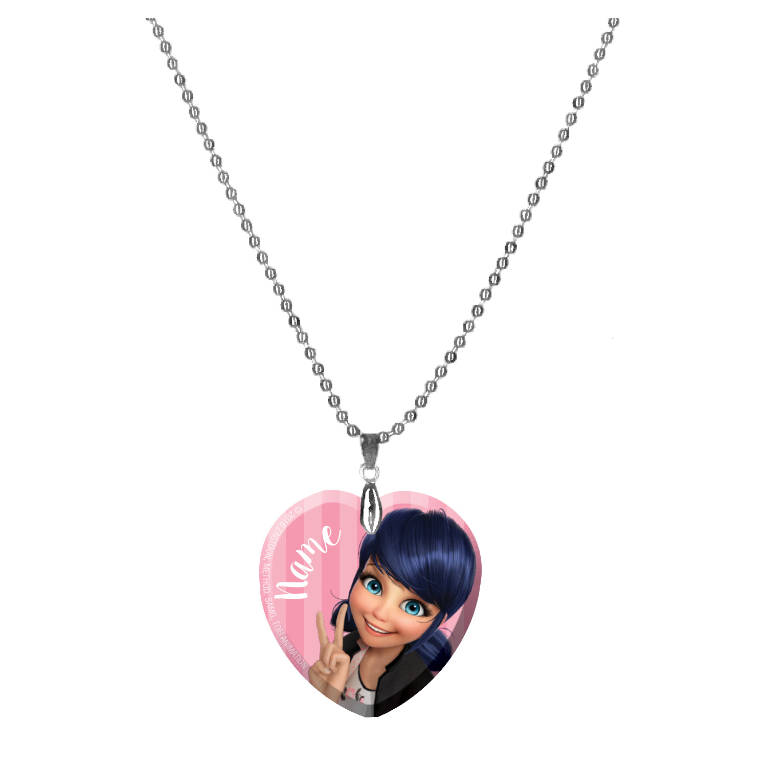 Miraculous Marinette Crystal Heart Necklace