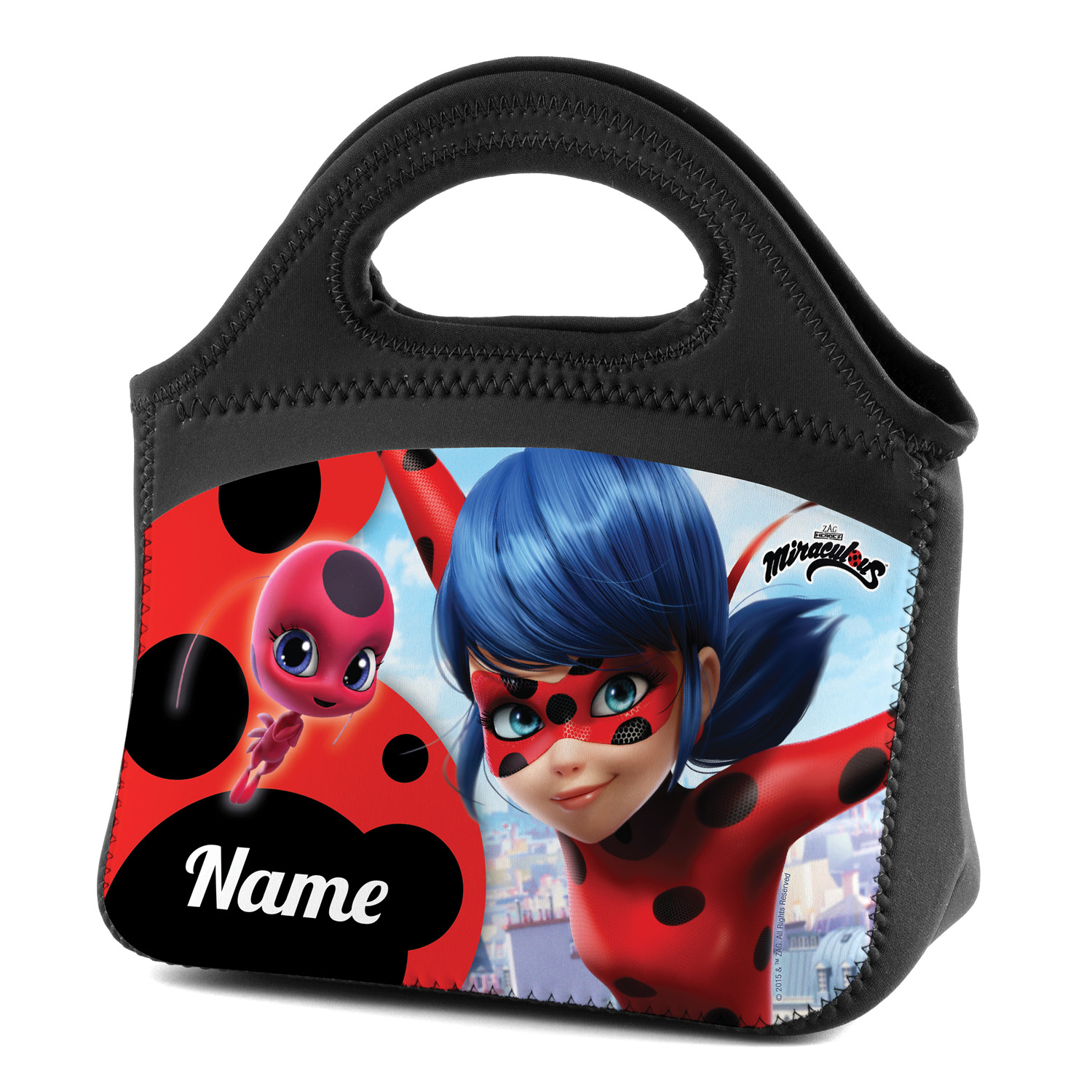 Personalized Miraculous Ladybug and Tikki Lunch Tote
