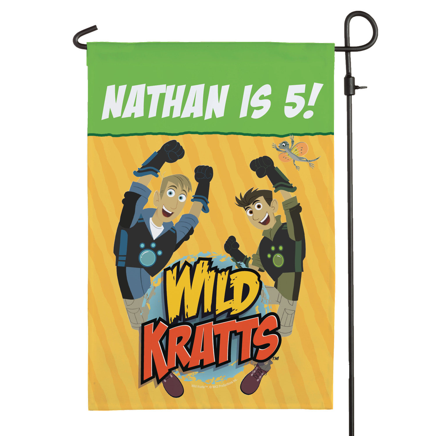 Wild Kratts Birthday Adventure Flag