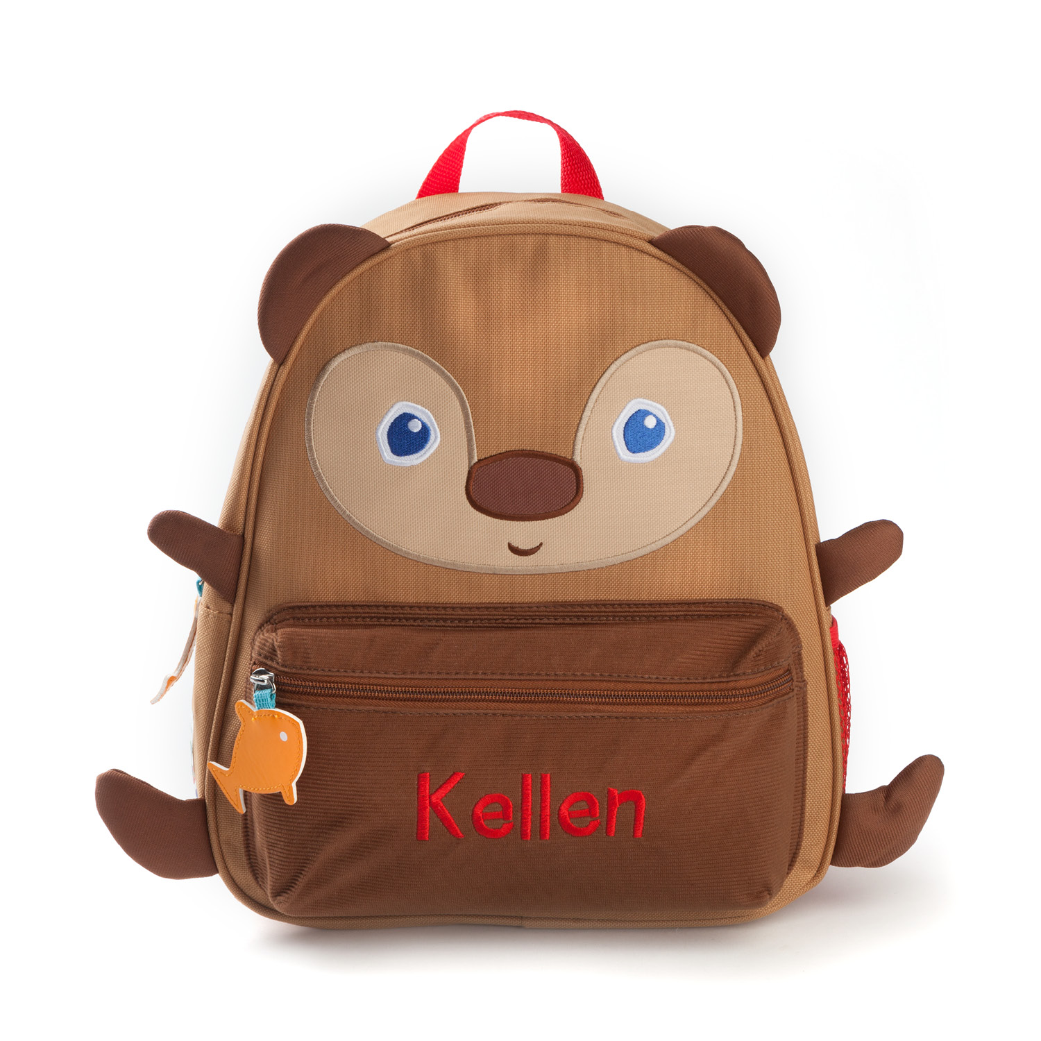 Personalized Brown Bear Backpack