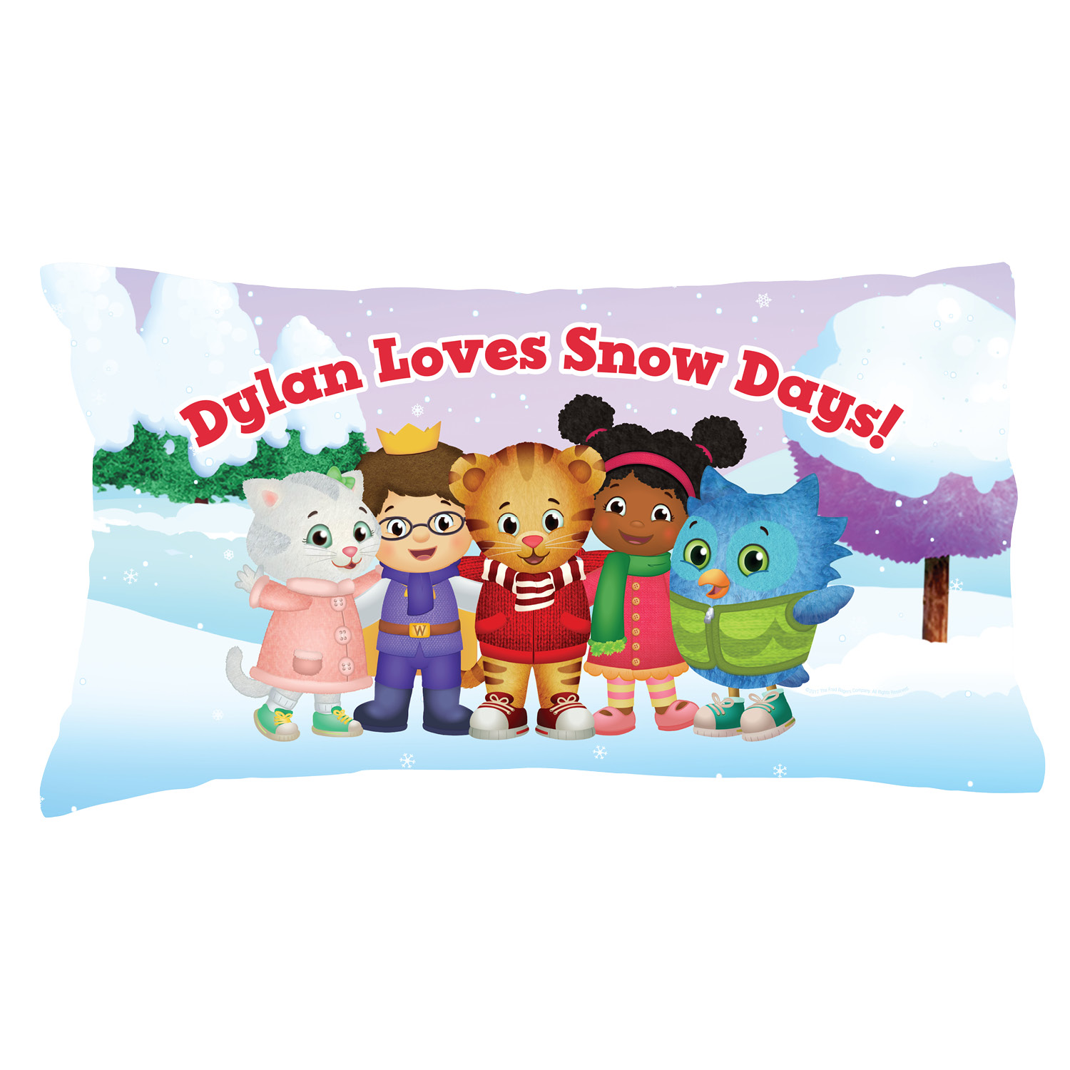 Daniel Tiger Holiday Pillowcase