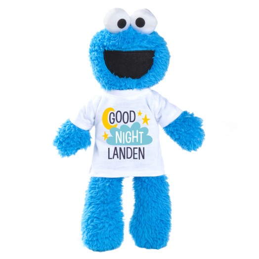 Sesame Street Cookie Monster Plush with Personalized Sleepy Tee