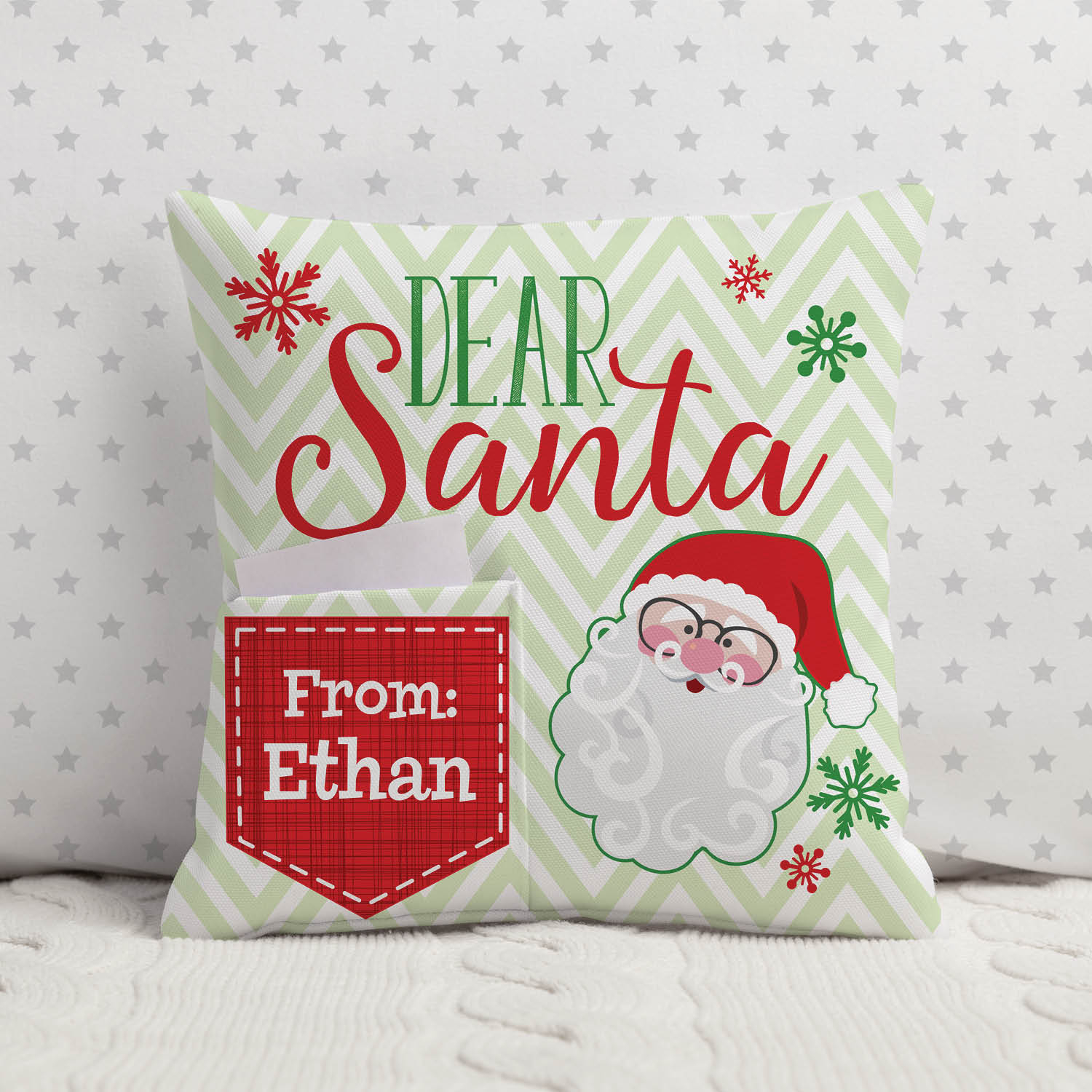 Letter To Santa Personalized Pillow