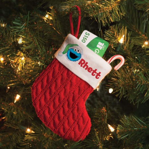 Sesame Street Cookie Monster Personalized Mini Stocking 