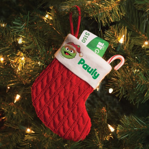 Sesame Street Oscar the Grouch Personalized Mini Stocking 