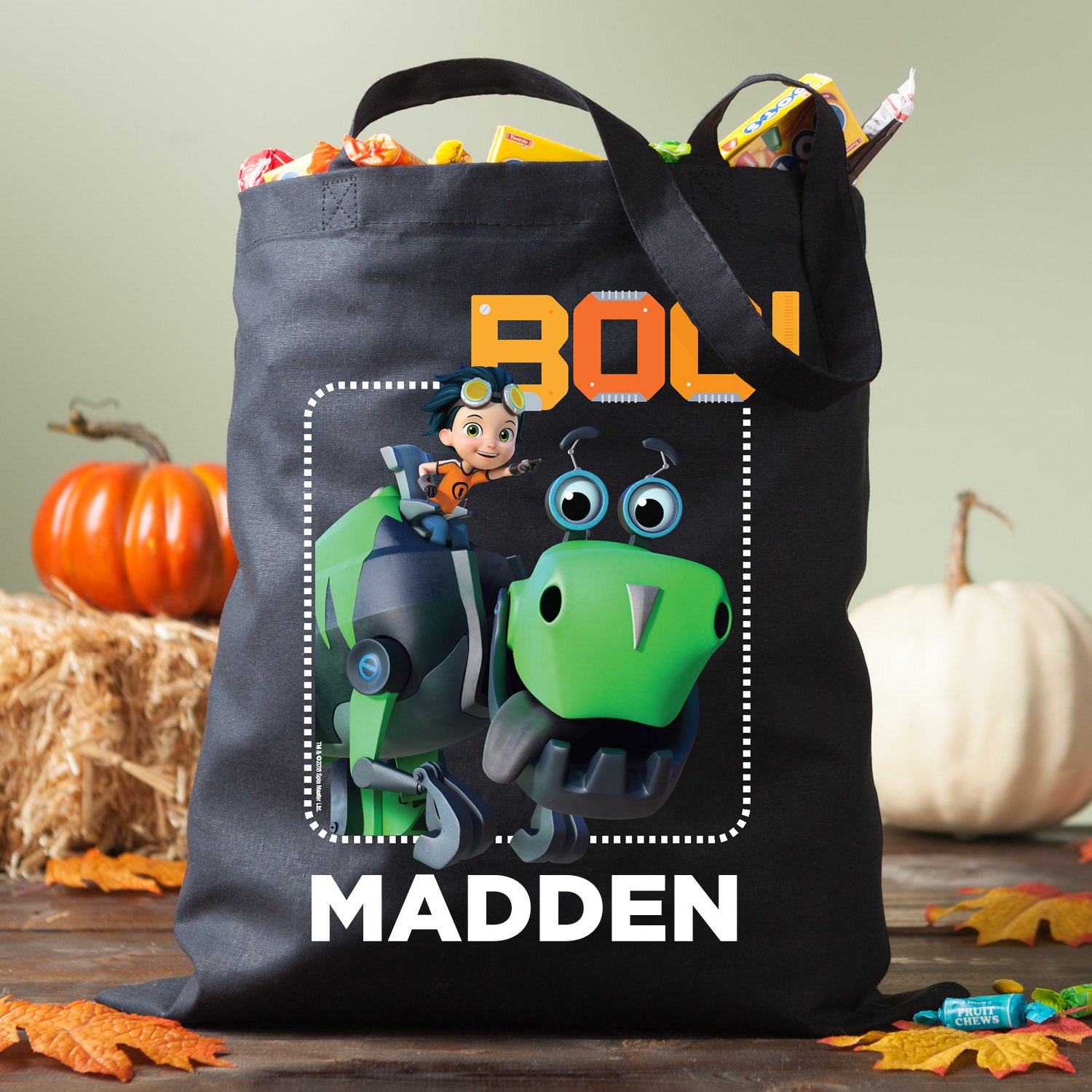 Rusty Rivets Boo! Personalized Trick or Treat Bag