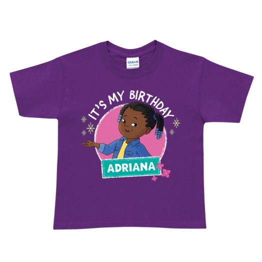Molly Of Denali Personalized Purple "It's My Birthday' T-Shirt