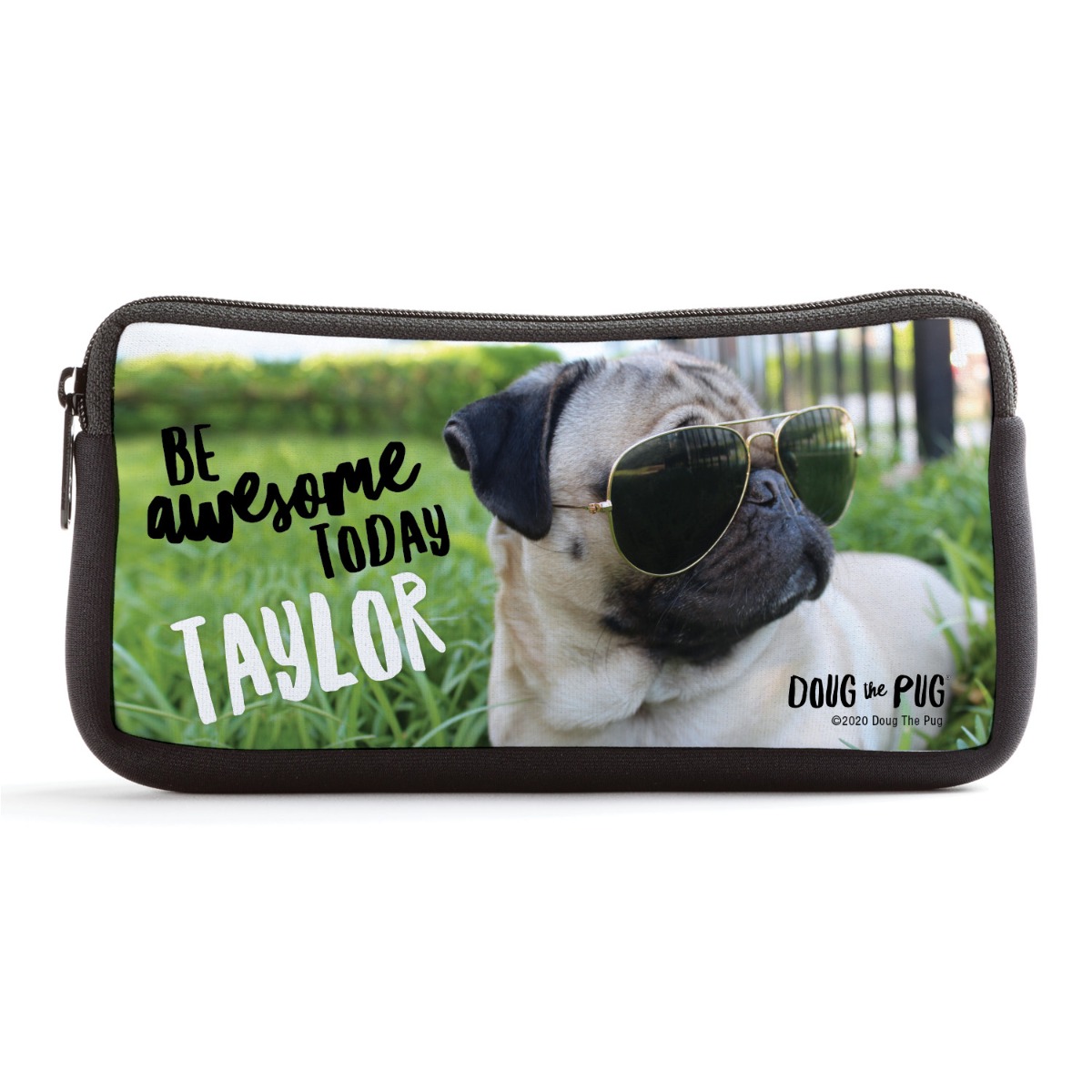 Doug The Pug Be Awesome Personalized Pencil Case