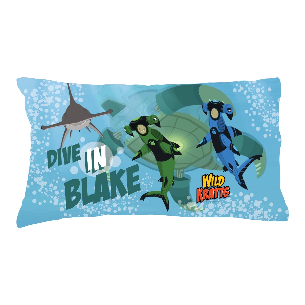 Wild Kratts Dive In Personalized Pillowcase