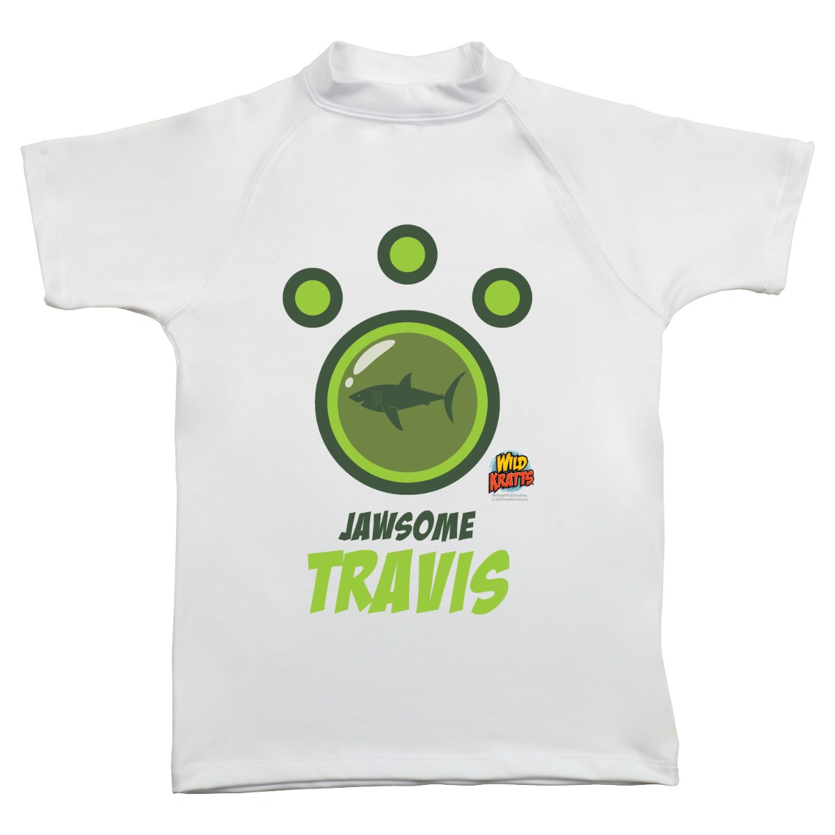 Wild Kratts Green Creature Power UV Protective Swim Shirt