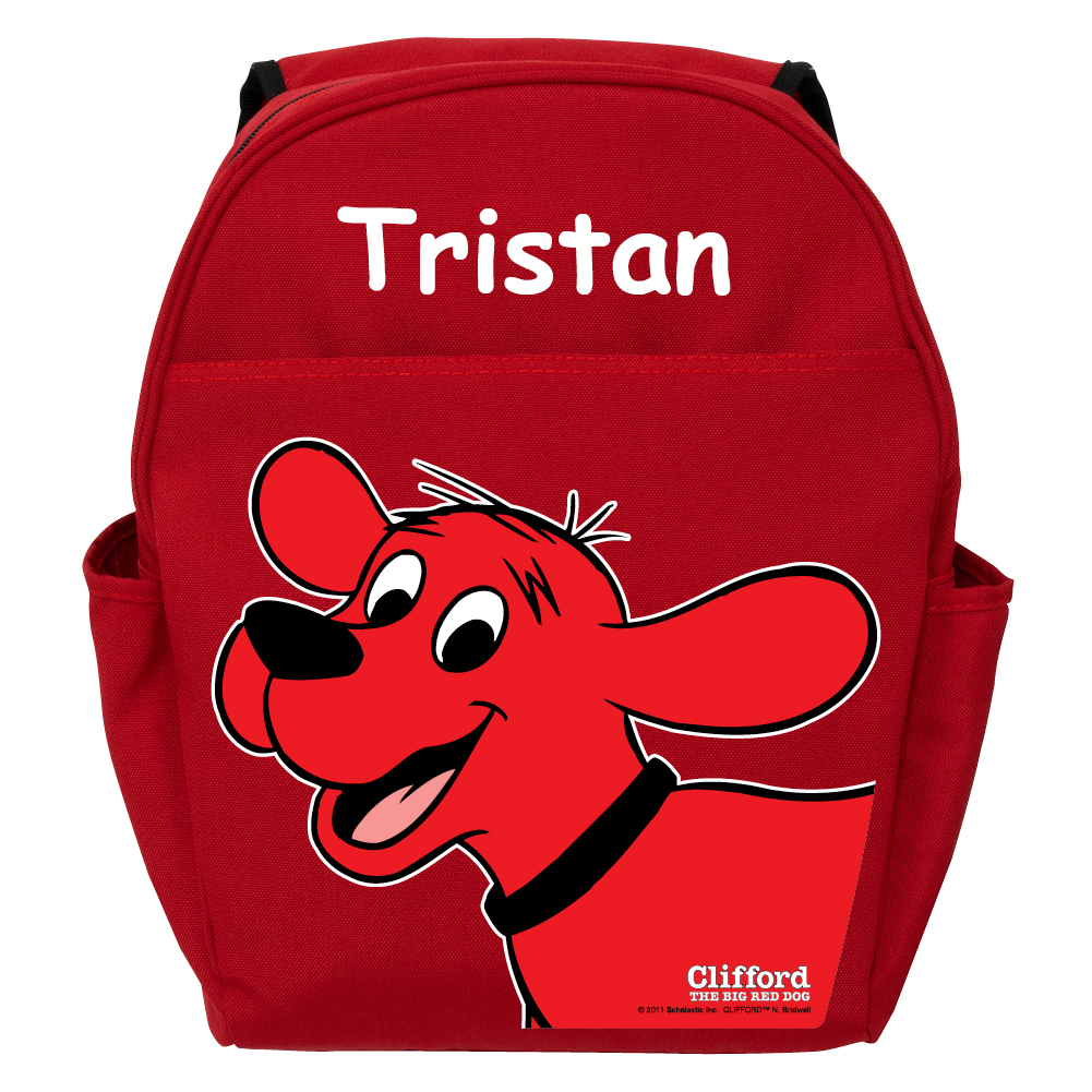 Clifford The Big Red Dog Red Toddler Backpack