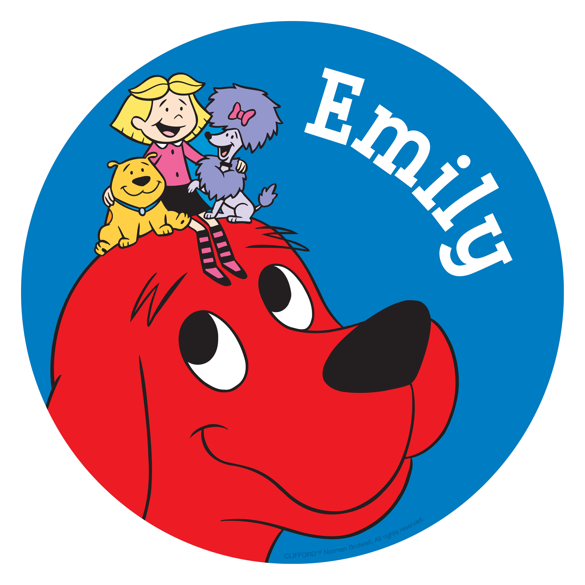 Clifford & Pals Round Mouse Pad