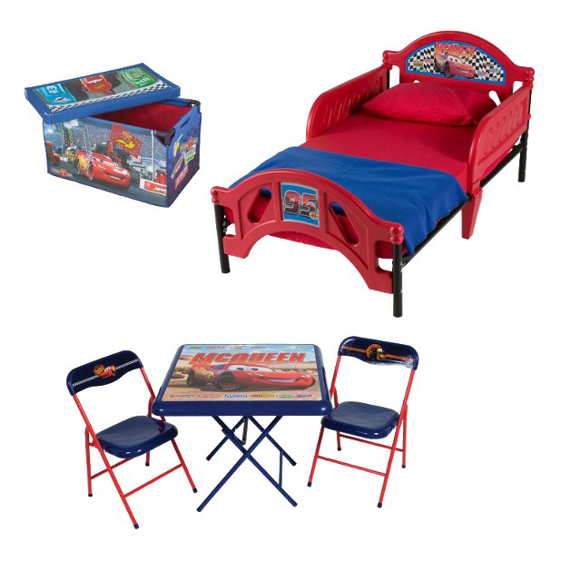 Disney Cars Room in a Box with Foldable Table and Chair Set
