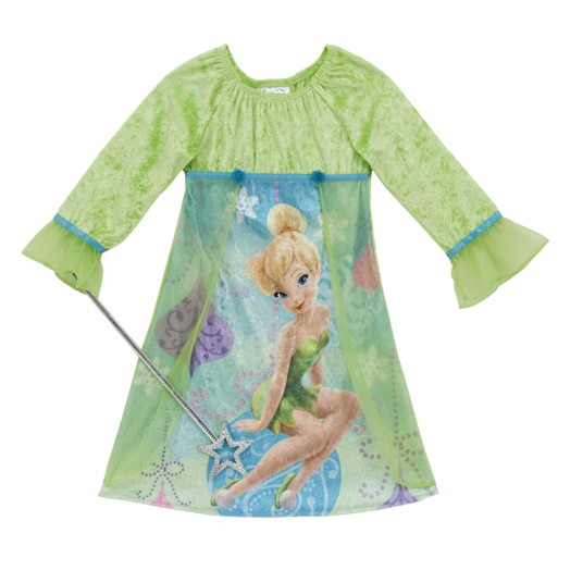 Disney Fairies Girl's Fantasy Nightgown with Wand