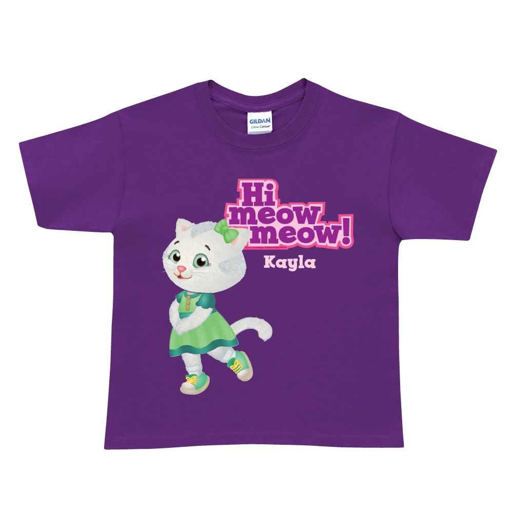 Daniel Tiger's Neighborhood Katerina Kitty Purple T-Shirt