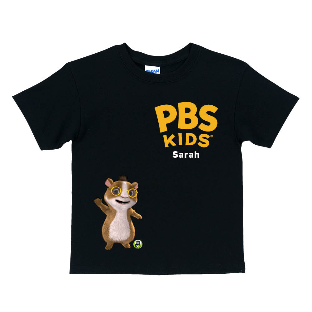 PBS KIDS and Hooper Black T-Shirt