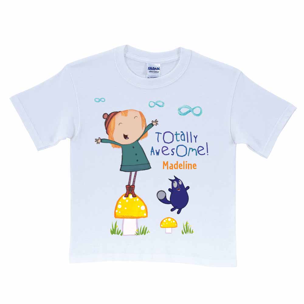 Peg + Cat Totally Awesome Times Infinity White T-Shirt