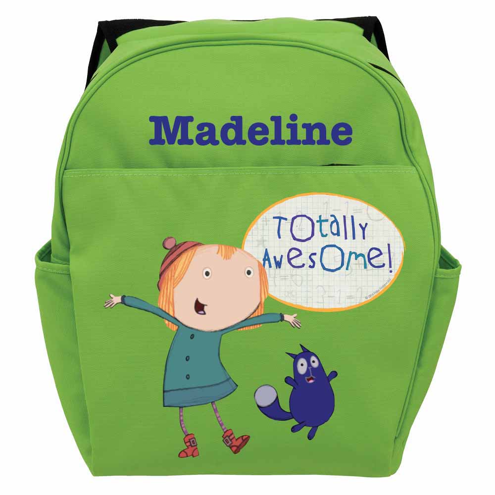 Peg + Cat Totally Awesome Green Toddler Backpack