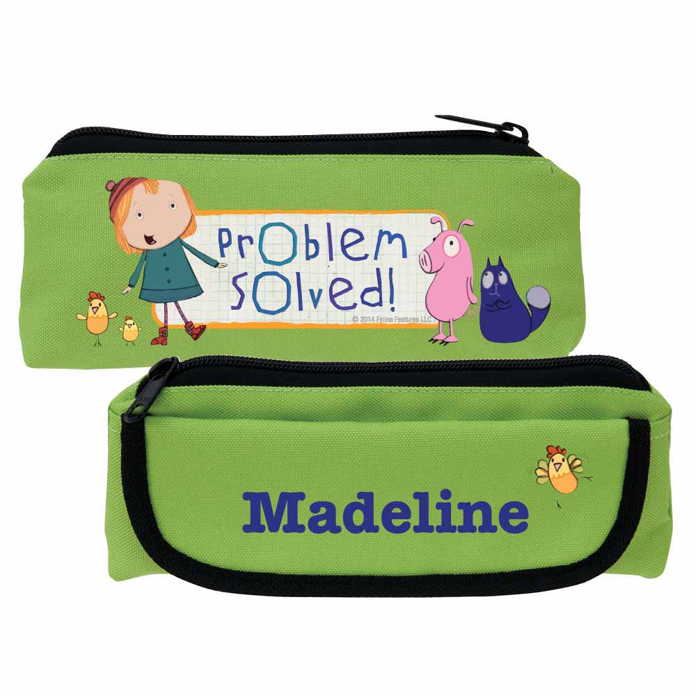 Peg + Cat Totally Problem Solved Green Pencil Case
