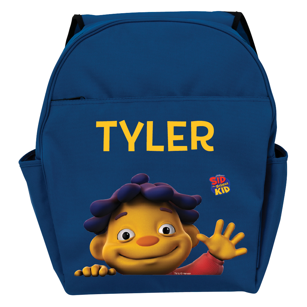Sid the Science Kid Says Hello Blue Toddler Backpack