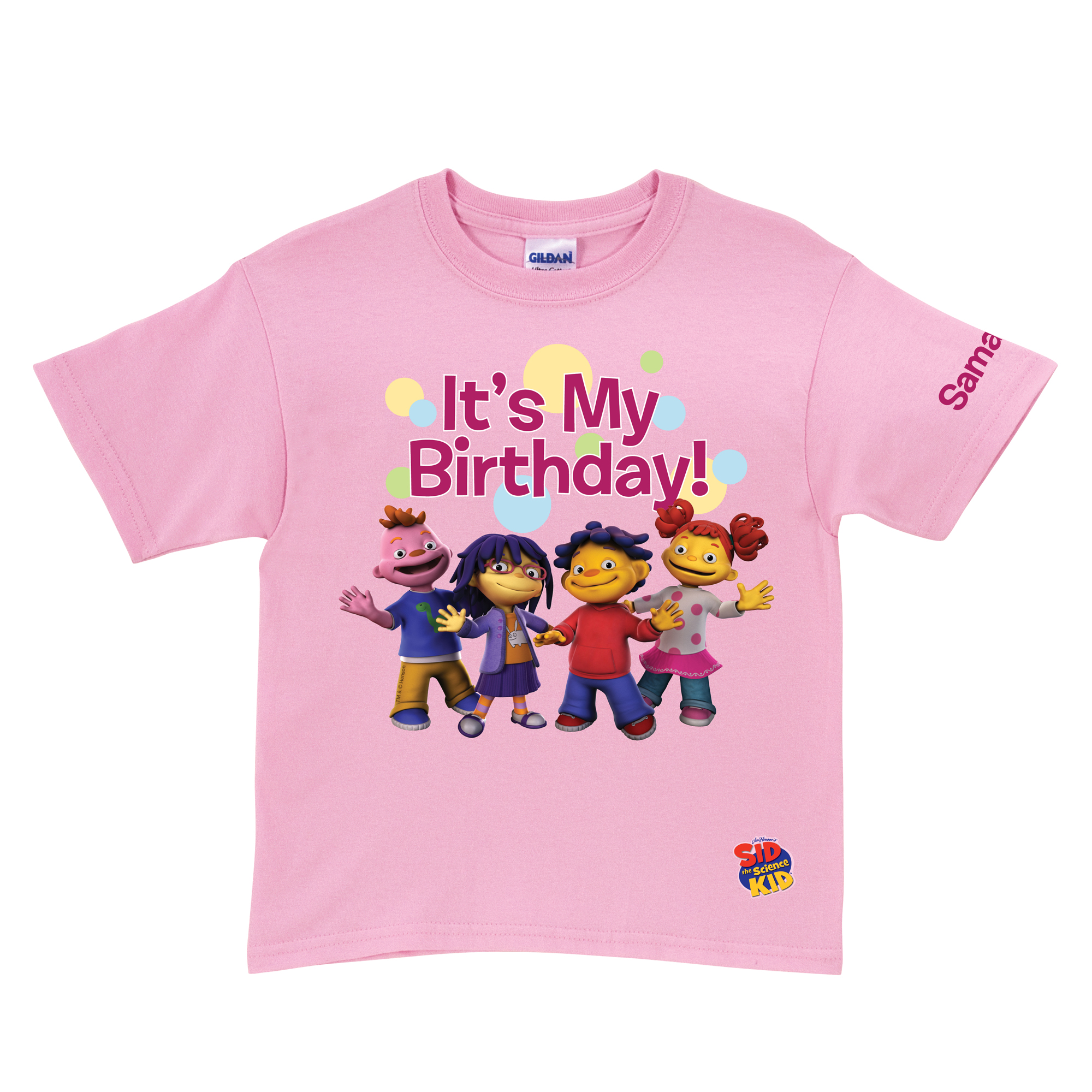 Sid the Science Kid It's My Birthday Pink T-Shirt