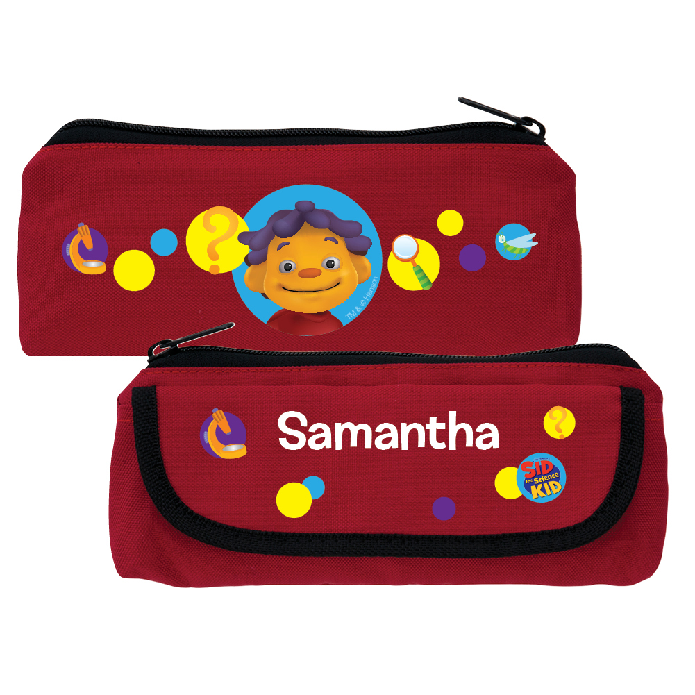 Sid the Science Kid Ask Questions Red Pencil Case