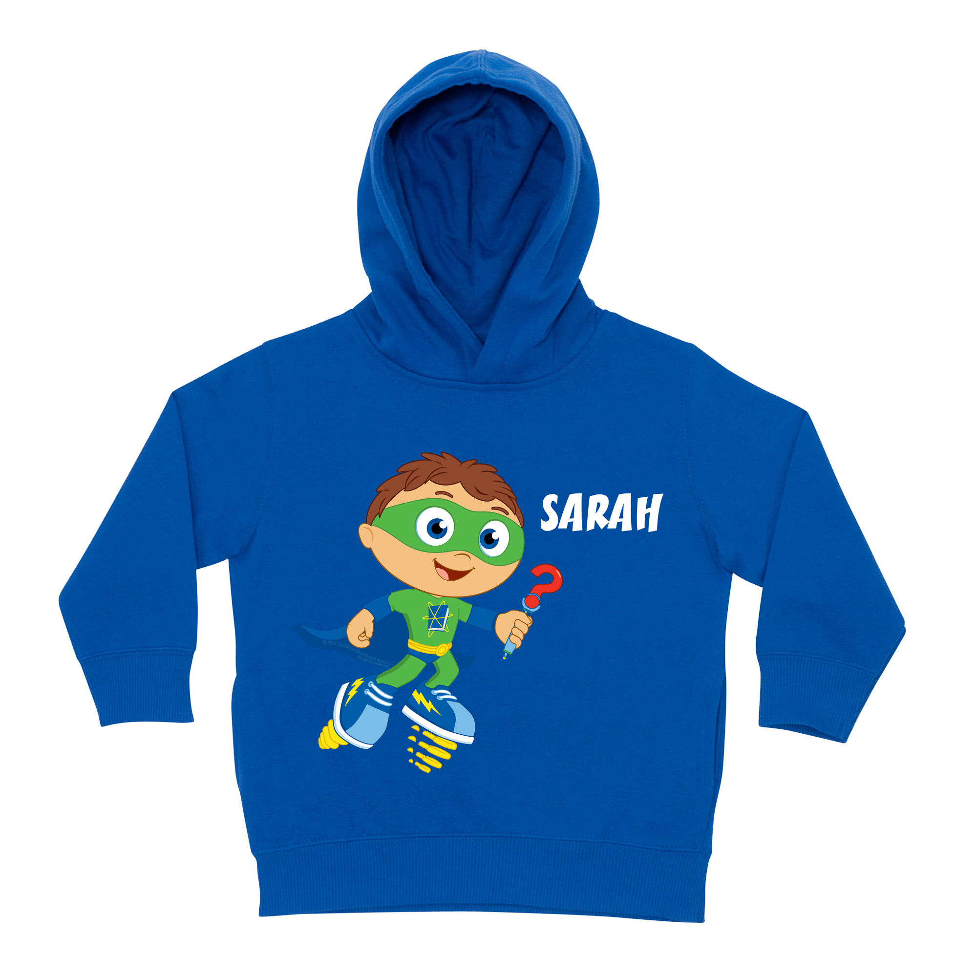 Super Why Why Writer Royal Blue Toddler Hoodie