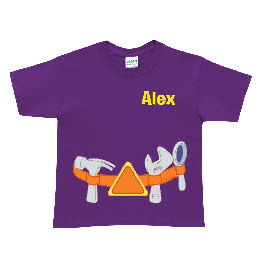 Super Why Alpha Tool Belt Purple T-Shirt