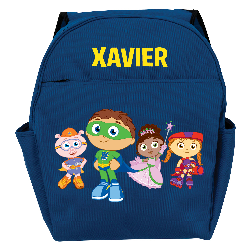 Super Why Group Blue Toddler Backpack