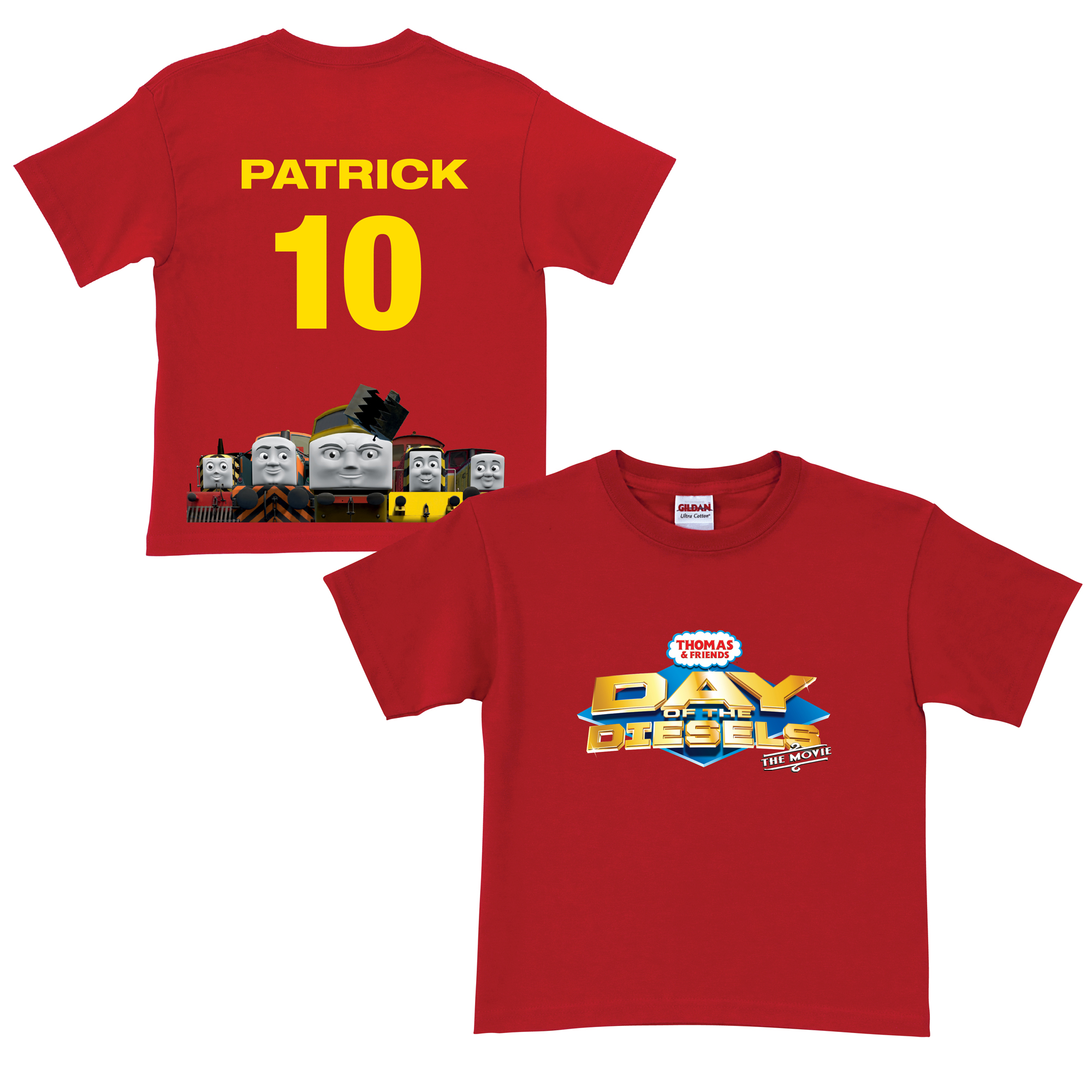 Thomas & Friends Day of the Diesels Line Up Red T-Shirt