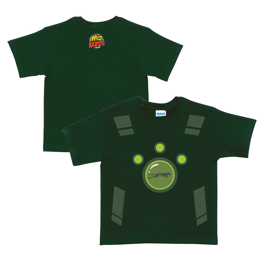 Wild Kratts Creature Power Suit Forest Green T-Shirt