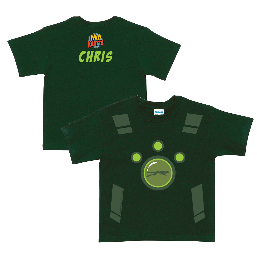 Wild Kratts Creature Power Suit Forest Green T-Shirt
