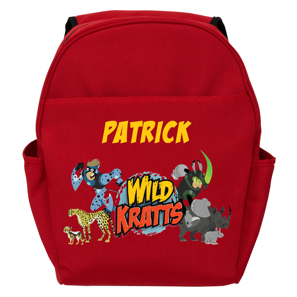 Wild Kratts Creature Adventure Red Toddler Backpack