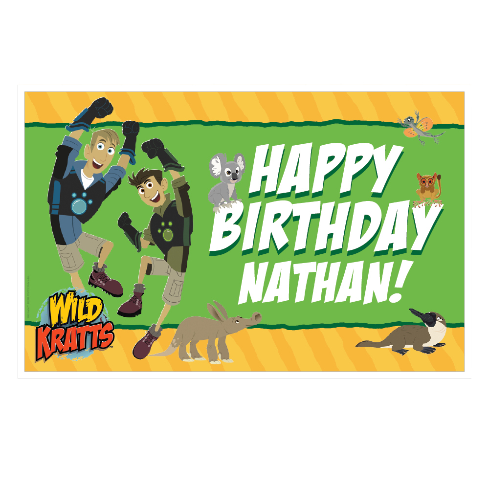 Wild Kratts Birthday Adventure Placemat