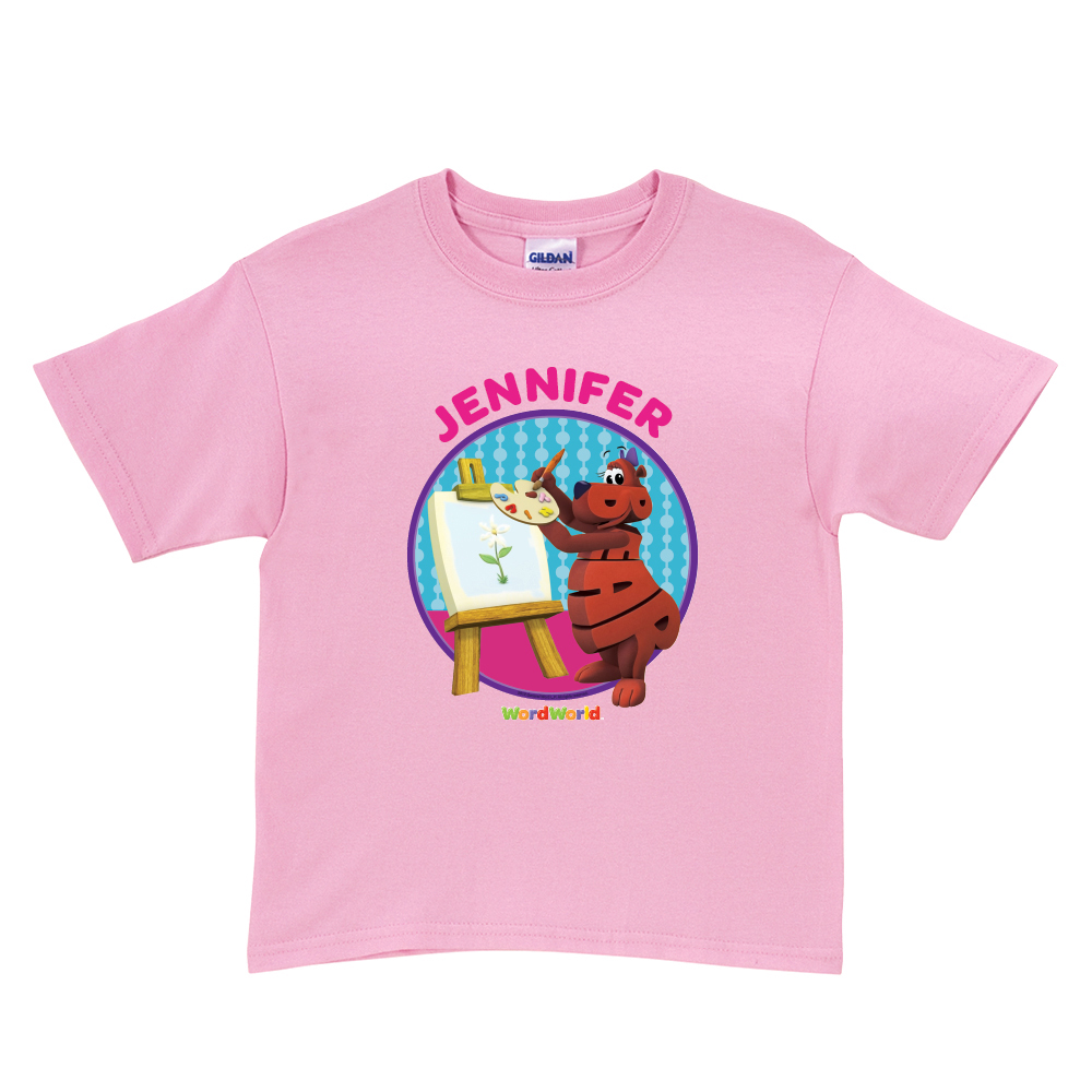 WordWorld Bear Pink T-Shirt