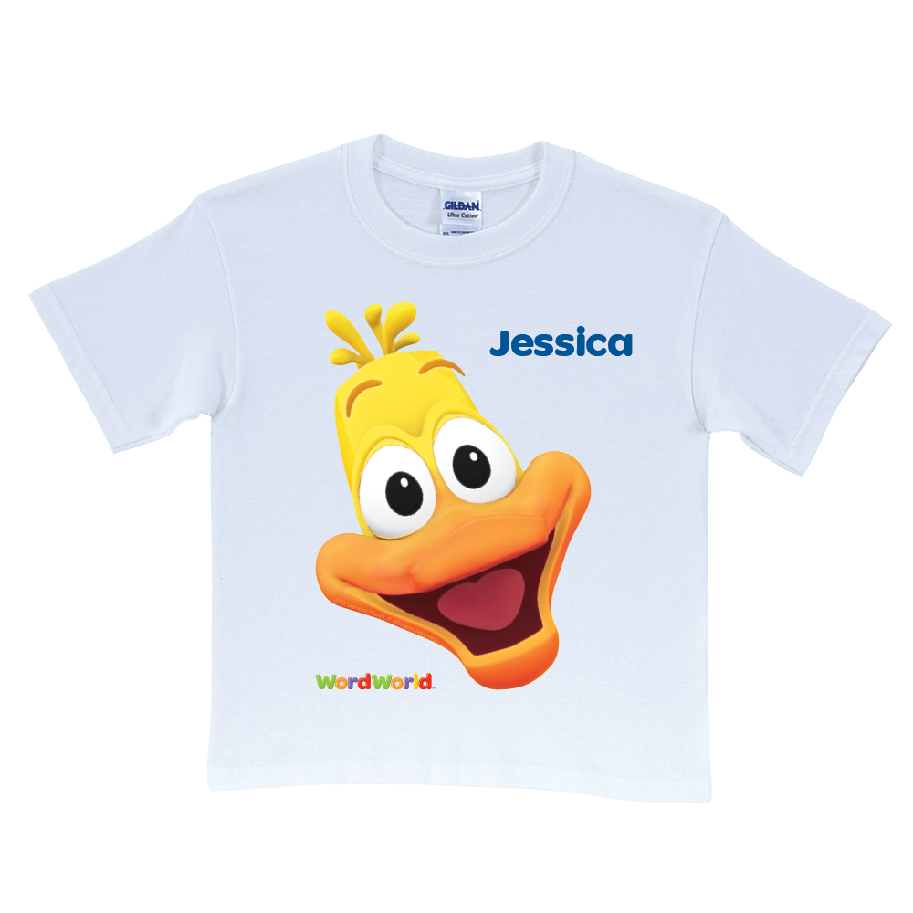 WordWorld Hello Duck White T-Shirt