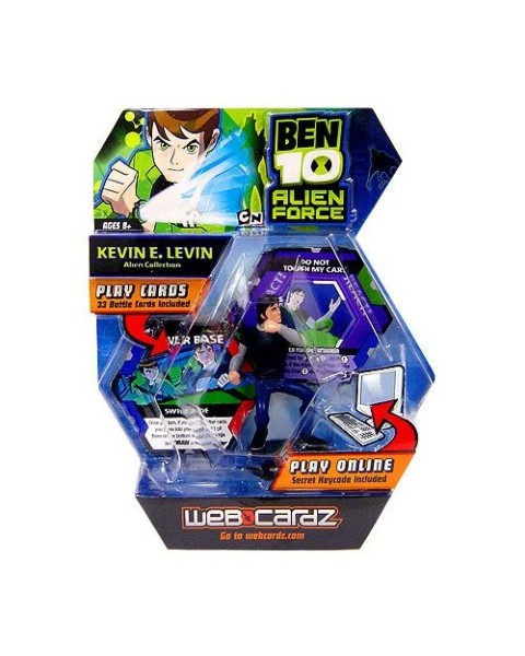 Ben 10 Web Cardz InterActive Web Game with Kevin Levin Figure