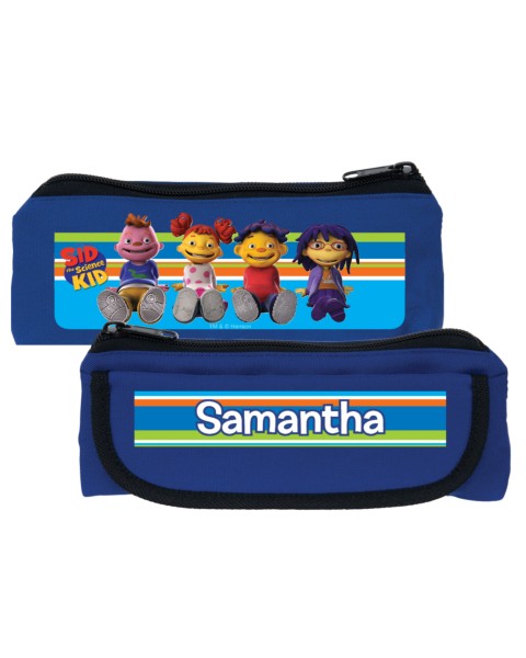 Sid the Science Kid in Stripes Blue Pencil Case