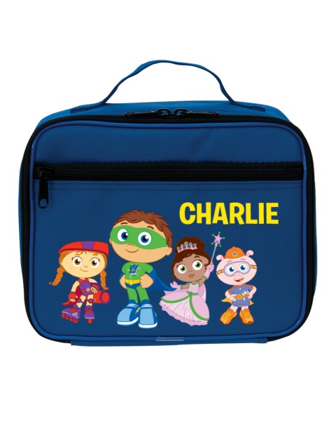 Super Why! Calling All Super Readers! Blue Lunch Bag